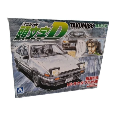 New Initial D AE86 Trueno Takumi Fujiwara 1/32 Aoshima Model Kit Japan Car JDM - Image 1 of 4