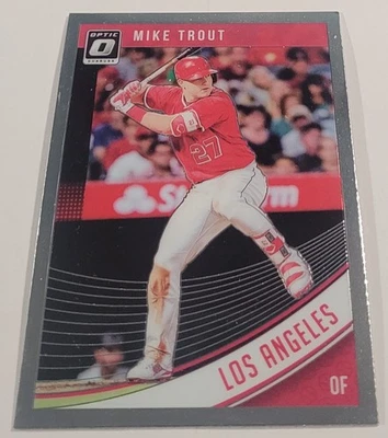 Donruss Optic #121 2018 Mike Trout Los Angeles Angels Foto 1 de 2
