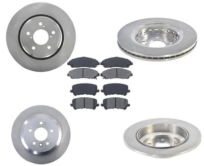 Дисковые тормоза, керамические тормозные колодки для Honda Ridgeline 2017-2019 годов выпуска 6 шт. - Изображение 1 из 4