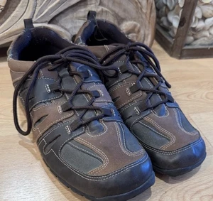 American Eagle Para Hombres 73477 Cuero Gamuza Informal Marrón Zapatos para Caminar Talla 11 - Imagen 1 de 6