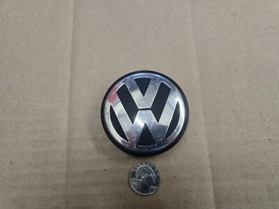 Оригинальный черный центральный колпак ступицы для Volkswagen Beetle Golf GTI Passat 3B7 601 171 - Изображение 1 из 3