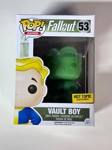 Funko Pop Vault Boy Hot Topic Glow in the Dark Exclusive 53 Fallout GITD W/Prot - Bild 1 von 5