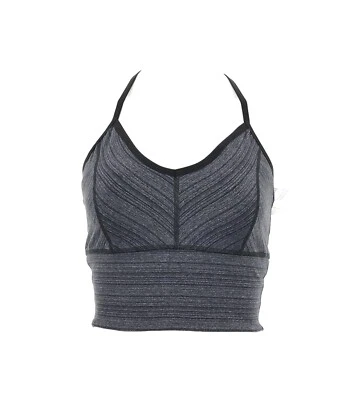 Bralette a rayas Beyond Yoga L36324 gris espalda en T talla XL para mujer Foto 1 de 3