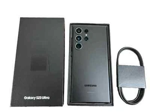 Samsung Galaxy S23 Ultra 5G SM-S918U 512GB Unlocked Excellent In-Box - Black - Picture 1 of 6