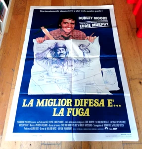 MANIFESTO 2F - LA MIGLIOR DIFESA è LA FUGA- Dudley Moore, Eddie Murphy ORIGINALE - Bild 1 von 4