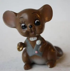 Figura Josef Originals NOVIO Ratón De La Serie Mouse Village Porcelana --- - Imagen 1 de 1