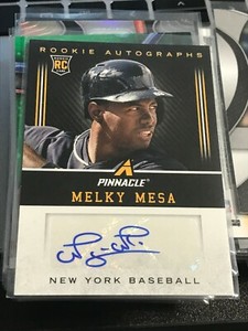  2013 Pinnacle Rookie Autographs #MME Melky Mesa yankees! kc23