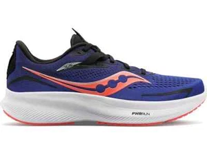 Saucony Ride 15 Wide (S20730-16) "Sapphire Blue/Vizi Red" Men's Running Shoe - Picture 1 of 5