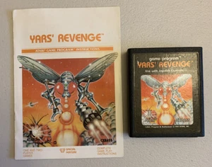 Yars' Revenge (Atari 2600, 1981) Game Cartridge & Manual - Picture 1 of 1