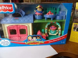 Fisher-Price Little People Playtime Pals Tea Party Play House Swing 2003 NIB - Picture 1 of 1
