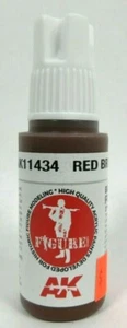 AK Interactive RED BROWN Acrylic Model Figure Paint AK11434 17ml Hobby Supplies - Picture 1 of 4