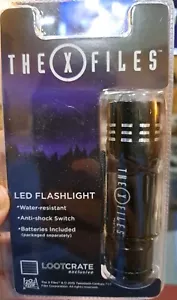The X Files LED Flashlight LootCrate Exclusive Water Resistant New Sealed - Picture 1 of 2
