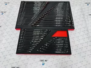 Snap-on Tools 61pc Ratcheting & Combo Wrench Foam Sets SOEXFSET1BR SOXRRSET1BRA - Picture 1 of 19