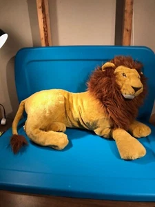 Ikea Djungelskog Large 27" Soft Plush Safari Jungle Lion Cat Animal  - Picture 1 of 7