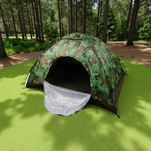 Pop Up Hiking Tent 1-2 Man Person Family Camping Outdoor Festival Shelter UK - Picture 1 of 14