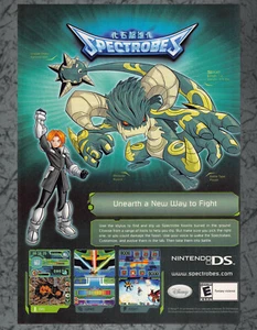 Anuncio impreso Spectrobes Spikan para Nintendo DS arte vintage CA 2006 - Imagen 1 de 1