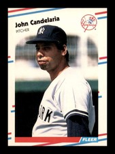 1988 Fleer Update John Candelaria #46 New York Yankees NM