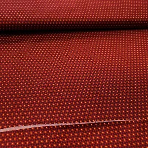 2/3 Yd Baltimore Album Fabric Andover Red Circles Reproduction Bolt End - Picture 1 of 2