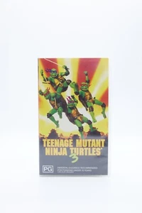 Teenage Mutant Ninja Turtles 3 VHS 2002 Release - Picture 1 of 3