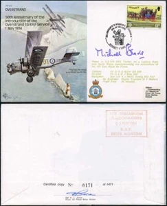 B20c 50th Ann Intro of Overstand to RAF Service Signed by Sir N. Beavis (D) - Bild 1 von 1