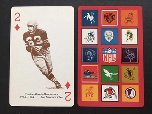 FRANKIE ALBERT ~ 1963 STANCRAFT *RARE* RED BACK Set Break #2D NR-MINT+ - Picture 1 of 1