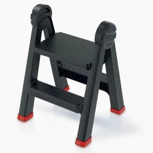 Trittleiter Klapptritt Hocker Klappleiterhocker 2 Stufen Werkstattausrüstung  - Bild 1 von 1