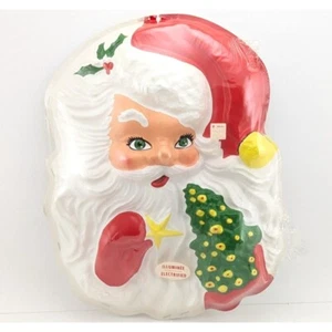 Vintage Universal Lites Illuminated Santa 17 Inch Christmas Decor New Unopened - Picture 1 of 17