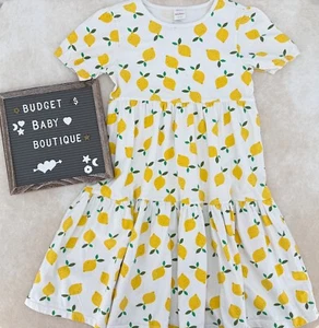 HANNA ANDERSSON Lemon Dress Size 150 (US 12) - Picture 1 of 3