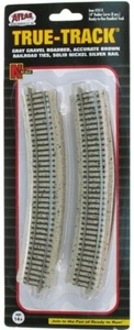 Atlas N Scale ~ New 2024 ~ True Track ~ 14" Radius Curve ~ 8 Pcs ~ 2414 - Picture 1 of 2