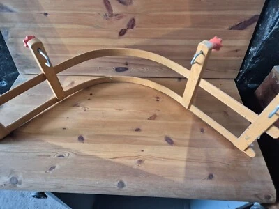 Schlitten Rückenlehne Holz Kinderlehne Wintersport Standartlehne RPL Typ SLT - Bild 1 von 4