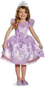 Sofia First Deluxe Disney Princess Fancy Dress Halloween Toddler Child Costume