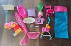 Vtg to Now Barbie Size Doll Lot Accessories Surfboard Dog Stroller Furniture 