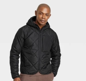 Leichte Steppjacke Herren - All In Motion Schwarz XXL - Bild 1 von 5