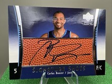 2004-05 Upper Deck Sweet Shots - CARLOS BOOZER - Basketball Auto