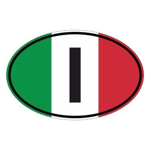 Aufkleber Länderkennzeichen Italien | Sticker | Flagge | PKW | Italy | Autoaufkl - Bild 1 von 2