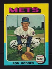 1975 TOPPS BASEBALL SET 134 RON HODGES NEW YORK METS NM-MT 8