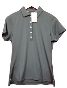 New NWT Women’s BLACK Peter Millar Golf Polo MSRP$90 SIZE L LARGE - Bild 1 von 16