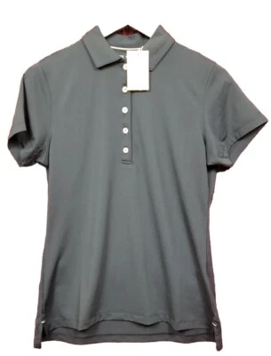 Nuevo polo de golf Peter Millar negro para mujer nuevo con etiquetas precio de venta sugerido por el fabricante $90 talla L grande Foto 1 de 4