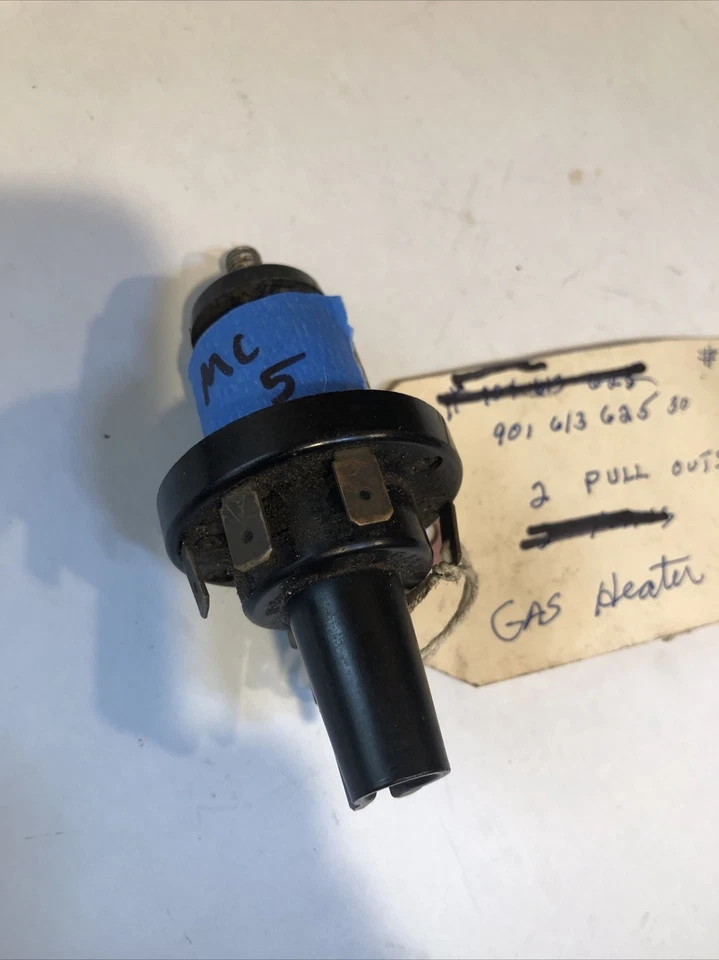 Interruptor para ventilador Porsche 911 1965-1973 901-613-625-30 usado difícil de encontrar Foto 1 de 4