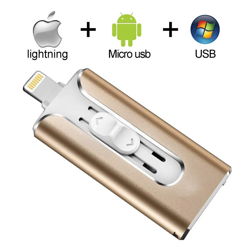 1TB 512/256GB OTG Flash Drive USB 3.0 Memory Photo Stick For iPhone iOS iPad PC - Image 1 of 4