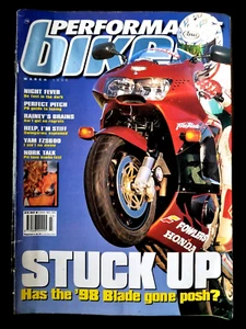 PERFORMANCE BIKES MAGAZINE March 1998 VINTAGE Publication SUPERBIKES - Picture 1 of 1