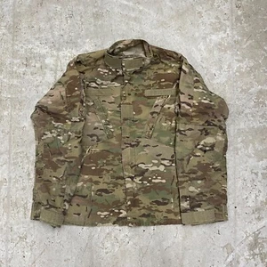 Cappotto militare USA uomo grande regolare Multicam mimetico combattimento esercito ignifugo ACU - Foto 1 di 15