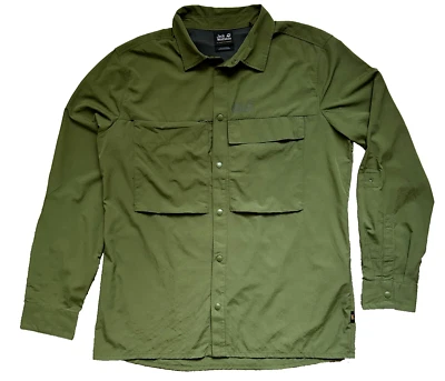 Jack Wolfskin Herren Freizeithemd Wanderhemd Reisehemd Funktionshemd Hemd Gr. S - Bild 1 von 4