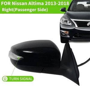 Espejo retrovisor lateral derecho pasajero para Nissan Altima 2013-2018 luz giratoria eléctrica térmica - Imagen 1 de 8