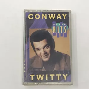 Conway Twitty, Super Hits (Cassette, 1994) - Picture 1 of 4
