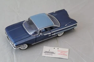 Limited Edition Franklin Mint 1960 Chevrolet Impala Hardtop 0853/2500 - Picture 1 of 15