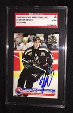 RYAN KESLER SIGNED 2003/04 CHOICE AHL CARD #13 SGC AUTHENTICATED