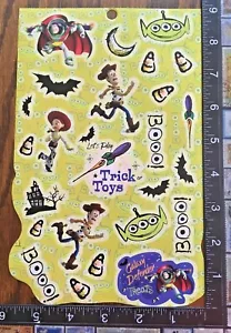 TOY STORY HALLOWEEN DI DISNEY PIXAR, UN FOGLIO BELLISSIMI ADESIVI #BOO17 - Foto 1 di 2