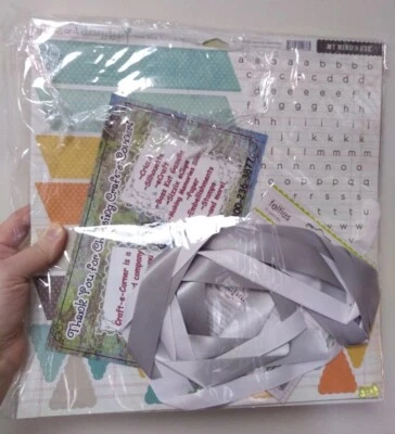 Коллекция бумаги My Mind's Eye Fine and Dandy, листы наклеек новые из старых запасов 2010 г. истинно синие - Изображение 1 из 4