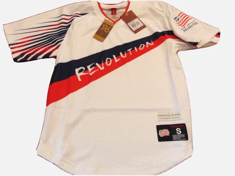 MITCHELL & NESS MLS 1996 NEW ENGLAND REVOLUTION JERSEY SIZE S $100.00 Cover